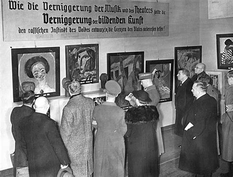 Wystawa Degenerate Art;  Nazi Ideological Cleansing and Artistic Censorship in 1937 Germany